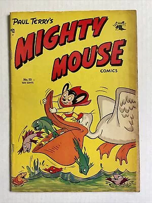Mighty Mouse Comics #55 VG 1954 Paul Terry Toons St. John • $35