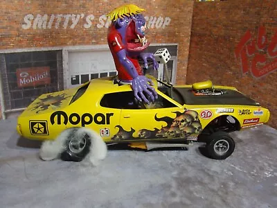 Very Unusual  Built Up Model Of Rat Fink  Character And A Dodge Charger 13 L 8 H • $45.59