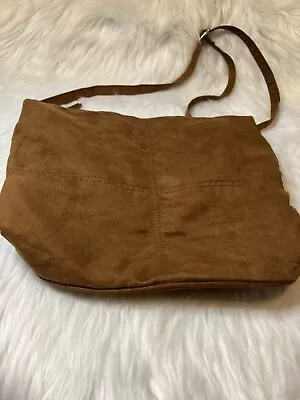 Divided H&M  Cross Body Brown Purse Suede Womens  Crossbody Handbag • $15.58