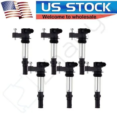 Set Of 6 Ignition Coil On Plug Pack For Buick Cadillac CTS STS SRX UF375 • $54.99