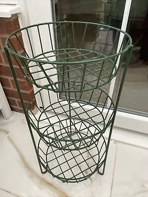 Kitchen Metal Storage Fruit /Vegetable Rack - H 60 X Wide 27cm • £15.50