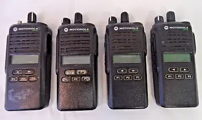 Motorola CP185 Radios Walkie Talkies Lot Of 4 For Parts/ Repair • $250