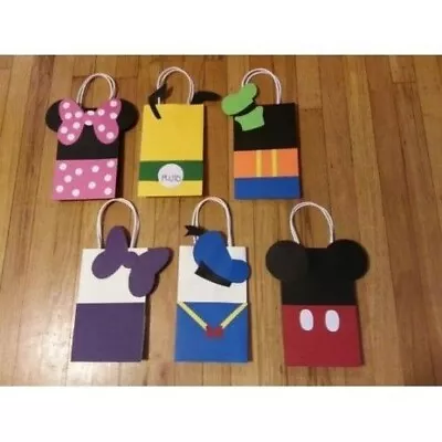 Mickey Mouse Goody Gift Bags Favors Bags Candy Treat Bags Birthday Theme Party • $15