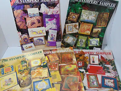 Lot Of 5 The Stampers' Sampler Magazines - Vintage 1999 Feb Thru Nov • £20.09