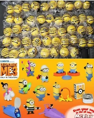 McDonald's 2020 MINIONS 2 RISE OF GRU & 2017 DESPICABLE ME 3 -Pick Your Toy  • $3.99