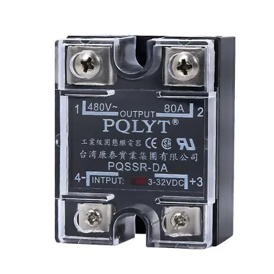 PQSSR-DA 80A Single-phase Solid State Relay SSR-80DA DC Control AC • $32.55