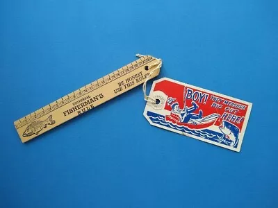 Vtg Novelty Souvenir Mailer Universal Fisherman's Ruler Dennison Mfg. Canada • $9.99