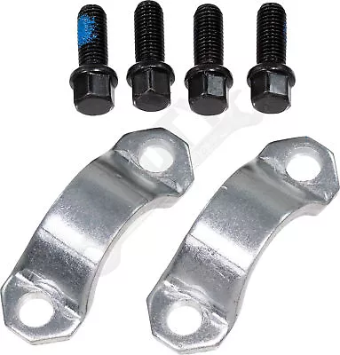 APDTY 141595 Driveshaft Universal U-Joint Strap Kit With Bolts 2 Straps 4 Bolts • $15.19