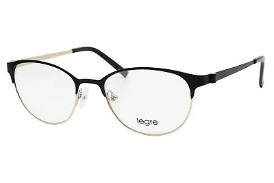Legre LE 5122 H40 Black Gold Unisex Metal Eyeglasses 49-17-132 W/Case • $44.25