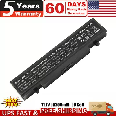  6Cell Laptop Battery For Samsung AA-PB9NC6B AA-PB9NS6B R428 R780 R730 R580 Q318 • $14.95