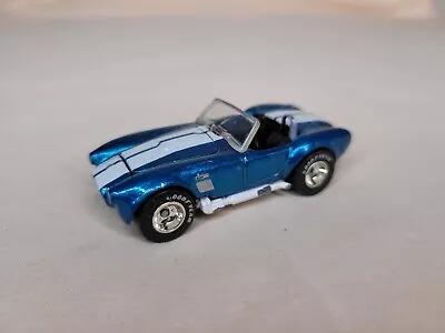 Hot Wheels 2003 Hall Of Fame Carroll Shelby Cobra 427 S/C In Blue W/ Real Riders • $0.99