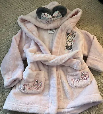 Disney Minnie Mouse Girls Dressing Gown 2 Years • £5