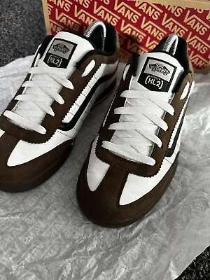 Vans Rowley XL2 UK4.5 Brand New White And Brown Skate Shoes. • £100