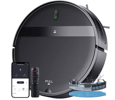 Robot Vacuum & Mop Combo WiFi/App/Alexa Tangle-Free Cyclone Suction Gently Used • $64.95