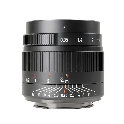 Secondhand 7artisans 35mm F0.95 Large Aperture Lens For FX/M43/SONY E/EOS-M/Z/RF • $179