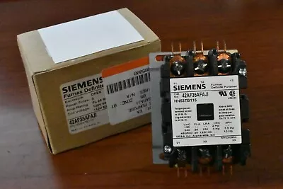 Siemens Furnas 42AF35AFAJI Definite Purpose Contactor 3P 25 Amp FLA HN53TB115 • $49.99