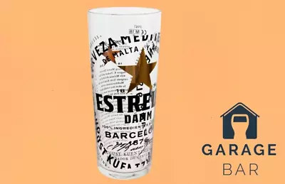 £9.99 • Buy Single Estrella Damm Beer Glass Pint 20oz Brand New