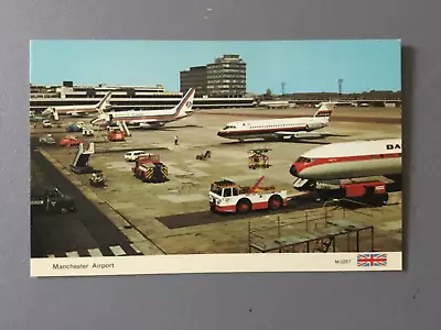 Vintage Airport Post Card - Manchester Airport • £0.99