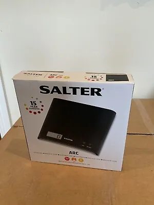 Salter Arc Digital Kitchen Cooking Scales Electronic Food Weighing LCD Screen • £10