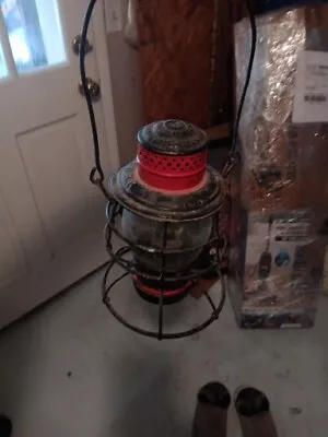 B & O Railroad Lantern New York With Nice Clear Globe Dressel Electrical Ready  • $220