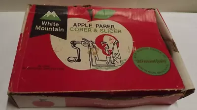 Vintage White Mountain Apple Parer Corer Slicer Peeler Original Box • $7.99
