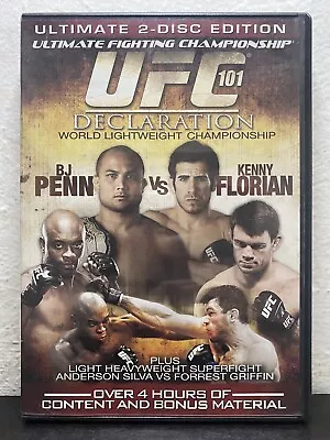 UFC 101: Declaration DVD W/ Insert (2-Disc Set MMA 2009) • $9.99