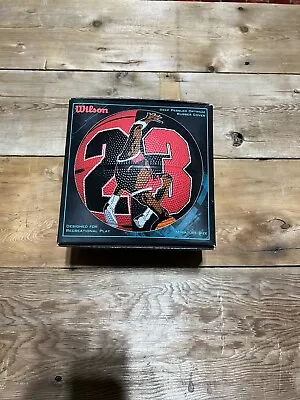 New Vintage Wilson Michael Jordan Mini Basketball Chicago Bulls #23 Red/Black • $50