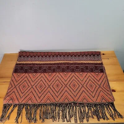 T+C Theodora & Callum Scarf Moroccan Inspired Boho Luxury Shawl Cozy Wrap Tribal • $26.99