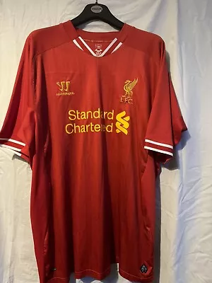 Warrior Red Liverpool 2013 Home Kit Football Shirt UK Men's 3XL • £18.99