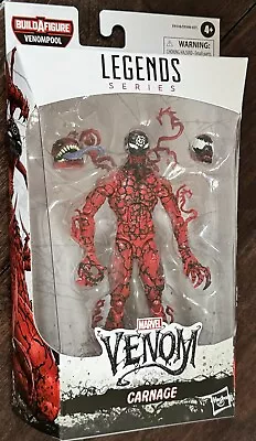 Marvel Legends Venom Movie Carnage 6  Hasbro Action Figure BAF Venompool NEW • $12.50