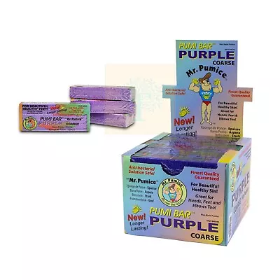 Mr. Pumice Pumi Bar Purple Sponge - Skin Callus Remove Tools - Coarse • $12.25