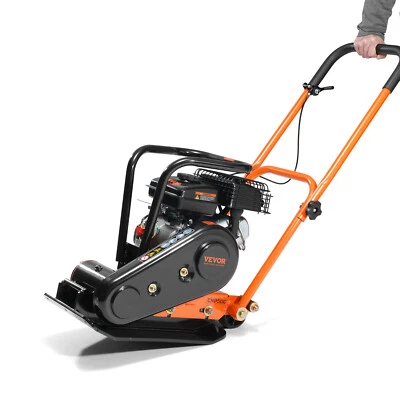 VEVOR Plate Compactor Plate Tamper 2.8 HP Walk-Behind Rammer 78.5cc EPA Engine • $650.99