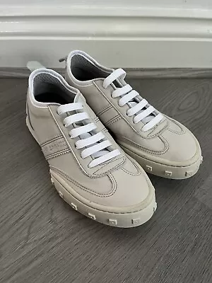 £39.95 • Buy The Art Company Cross Sky Womens Stone Leather Trainers Size UK 4 NEW NO BOX