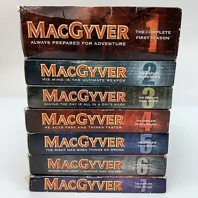MacGyver DVD COMPLETE￼ SERIES Seasons 1 2 3 4 5 6 7 ￼ *Season 3 Is Sealed • $47.22