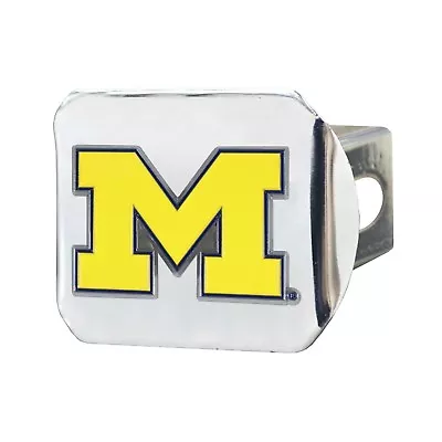 Fanmats NCAA Michigan Wolverines 3D Color On Chrome Metal Hitch Cover • $21.99