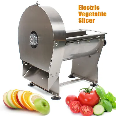 $210.01 • Buy Commercial Potato Slicer Fruit/Vegetable Slicing Machine Cabbage Shredder L250MM