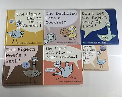 Mixed Lot Of 6 Mo Willems Hardcover Children's Books The Pigeon Series • $24.98
