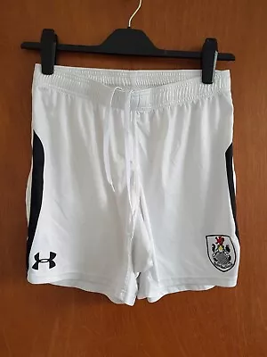 Queens Park Home Shorts 2013. Medium Original Under Armour White Adults Football • £12.99