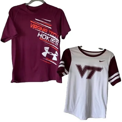 NCAA Virginia Tech Short Sleeve Raglan Tee Shirt Gameday T-Shirt Small • $15