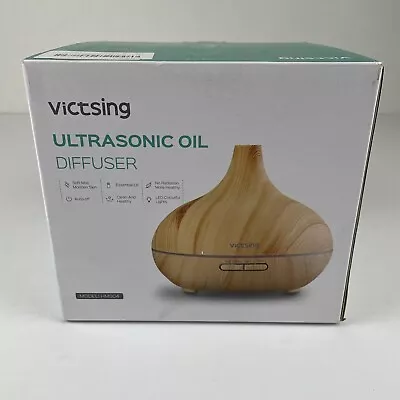 Victsing Ultrasonic Oil Diffuser For Home Or Office 300ml LED Lights Quiet HM004 • $19.95