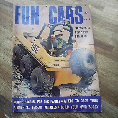 Fun Cars No.1 - Retro Mag 1970's. First Edition Of This Particular Magazine • $10