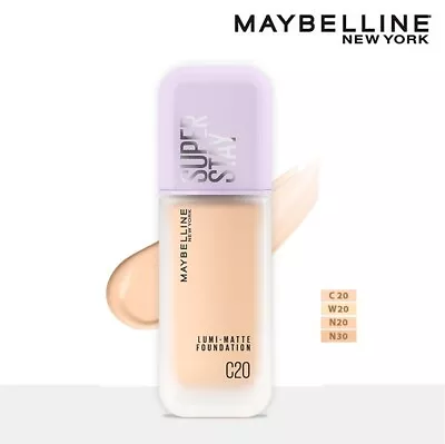 [MAYBELLINE NEW YORK] Super Stay Lumi-Matte Liquid Foundation SPF12 PA+ 35ml NEW • $30.59