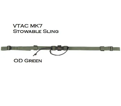 Viking Tactics VTAC-MK7 OD Stowable Street Fighter Sling -NEW For 2023 -OD Green • $62.95