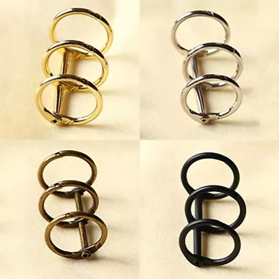 £3.83 • Buy 2Pcs A5A6 Notebook Binder Loose Leaf Ring Refill Rings Binder Spiral File Folde