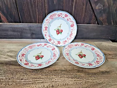 Villeroy & Boch Cottage Country Collection Salad Plates | Set Of 3 | 8 In Diam • $60