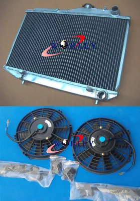 Aluminum Radiator + Fans For Totota Corolla AE86 4AGE GTS Manual 1983-1987 1984 • $190