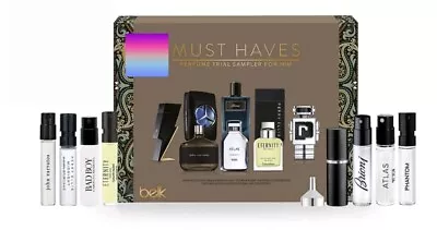 New Men's Scents Of The Season 9 Pc Cologne Sampler Fragrance Gift Set 2022 • $49.99