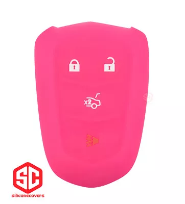 1x New KeyFob Remote Fobik Silicone Cover Fit / For Select GM CADILLAC Vehicles • $8.95