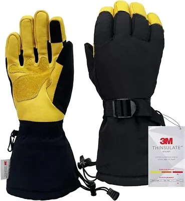 3M Thinsulate Warm Snow Snowboard Snowmobile Work Gloves Thermal Waterproof. • £7.99