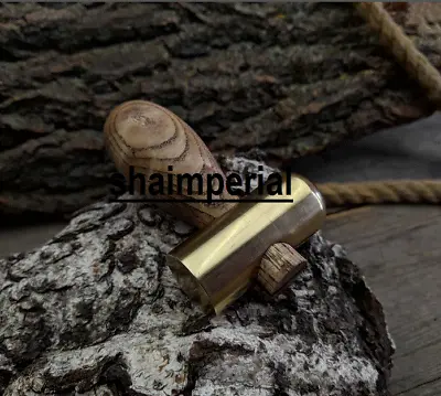 Handmade Brass Mallet Hammer Woodwork And Marking Tool Handle Set Made Wood Item • $38.48